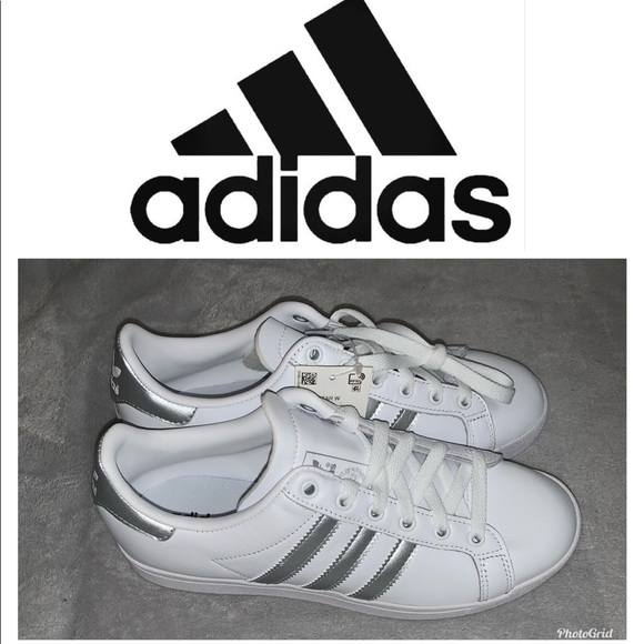 adidas coast star silver
